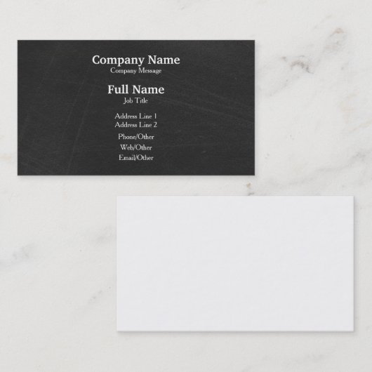 Personalized Custom Your Own Visitekaartje (Voorkant / Achterkant)