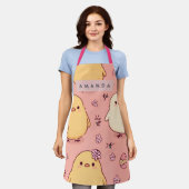 Personalized Cute Baby Chicks Pattern Schort (Gedragen)