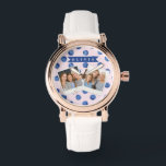 Personalized Cute Blueberry Watercolor Gift Name Horloge<br><div class="desc">With our Customized Blueberry Watercolor Collection, you can add a cheerful splash of color and individuality to daily life! These personalized pieces are meant to make anyone smile, whether you're shopping for yourself or looking for that ideal present. Every piece in the collection has a bright, hand-painted blueberry design in...</div>