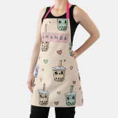 Personalized Cute Boba Tea Pattern Schort (Insitu)