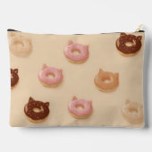 Personalized Cute Cat Ear Donuts Pattern Etui (Achterkant)