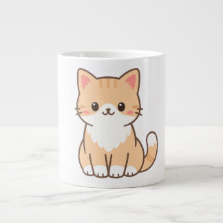 Personalized Cute Cat Gift – Custom Pet Name Minim Grote Koffiekop