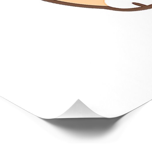 Personalized Cute Cat Gift – Custom Pet Name Minim Perfect Poster (Hoek)