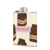 Personalized Cute Chocolate Milk Carton  Heupfles (Links)