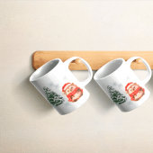  Personalized Cute Christmas Hedgehog Coff Custom  Mok