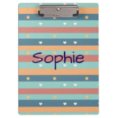 Personalized Cute clipboard with Name Klembord (Voorkant)