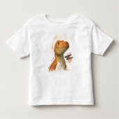 Personalized Cute Dinosaur t shirt (Voorkant)