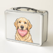 Personalized Cute Dog with Heart (Achterkant)