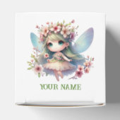 Personalized Cute Fairy & Floral Wreath Bedankdoosjes (Bovenkant)