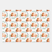 Personalized Cute Fox woodland birthday Inpakpapier Vel (Voorkant 2)