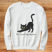 Personalized Cute Funny Black Cat Pet Lovers Ash Trui