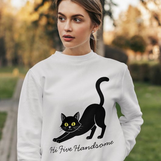 Personalized Cute Funny Black Cat Pet Lovers Ash Trui