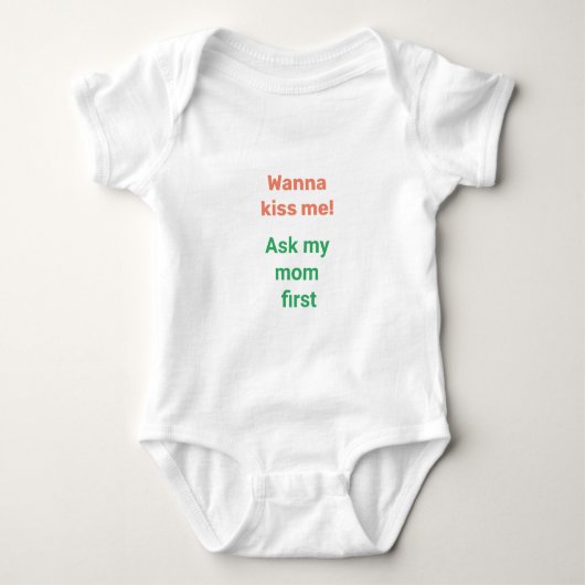 Personalized Cute Funny Romper (Voorkant)