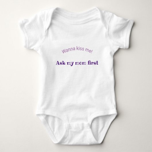 Personalized Cute Funny Romper (Voorkant)