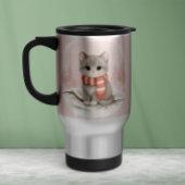Personalized Cute Kitten Winter Mug Mok