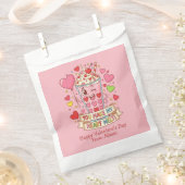 Personalized Cute Milkshake Classroom Valentine Bedankzakje (Geknipt)