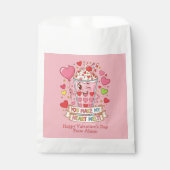 Personalized Cute Milkshake Classroom Valentine Bedankzakje (Voorkant)