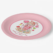 Personalized Cute Milkshake Classroom Valentine Papieren Bordje (Gekanteld)