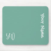 Personalized Cute Mouse Pad – Name & Initials Gift Muismat (Voorkant)