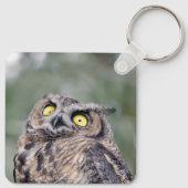 Personalized Cute Owl Keychain - Add Your Name (Achterkant)