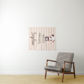 Personalized Cute Panda Sweet Dreams Wandkleed (In Situ (horizontaal))