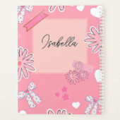 Personalized Cute Pink, Aesthetic “My Notes” Planner (Achterkant)