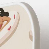 Personalized Cute Pink Pool Float Summer Aesthetic Pickleball Paddle (Links Detail)