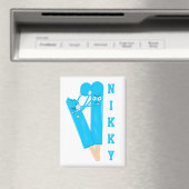 Personalized Cute Popsicle Magneet (Insitu (Vaatwasser))