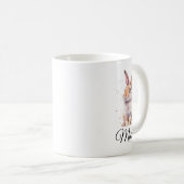 Personalized Cute Rabbit Bunny Coffee Mug Koffiemok (Voorkant rechts)