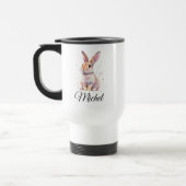 Personalized Cute Rabbit Bunny Coffee Mug Reisbeker (Links)