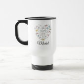 Personalized Cute Rabbit Bunny Coffee Mug Reisbeker (Links)