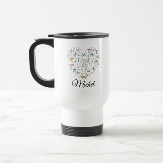Personalized Cute Rabbit Bunny Coffee Mug Reisbeker (Links)