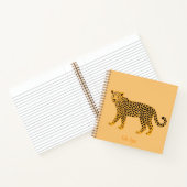 Personalized Cute Tiger Notebook - Yellow Notitieboek (Binnen)
