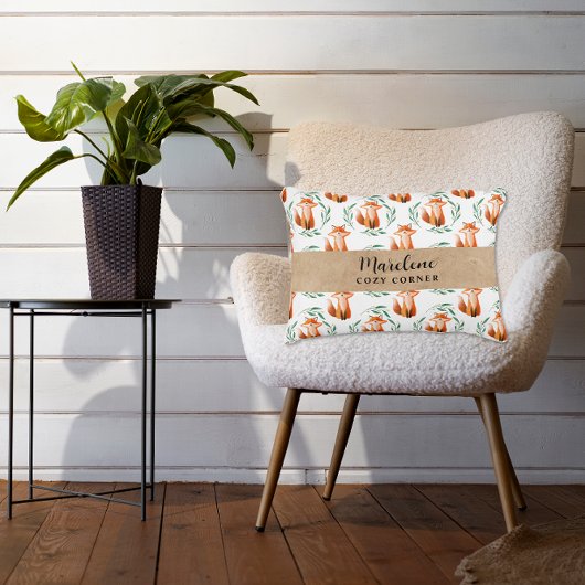 Personalized Cute woodland Fox nursery decor Accent Kussen