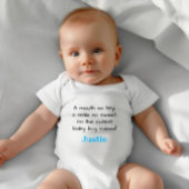 Personalized Cutest Baby Boy Outfit,  Romper