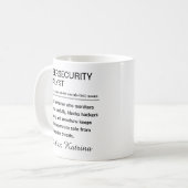 Personalized Cybersecurity Analyst Definition Koffiemok (Voorkant links)