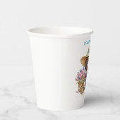 Personalized Dachshund Garden Paper Cup | Cute Dog Papieren Bekers (Rechts)