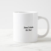 Personalized Dachshund Garden Specialty Mug  Grote Koffiekop (Rechts)