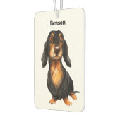 Personalized Dachshund Luchtverfrisser (Links)