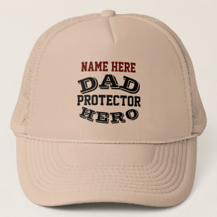 PERSONALIZED DAD BESCHERMER HERO TRUCKER HOED PET