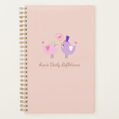 Personalized Daily Reflections Notebook - Cute  Planner (Voorkant)