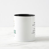 Personalized Daisy Flowers Nurse Coffee Mug  Mok (Midden)