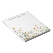 Personalized Daisy Notitieblok (Schuin)