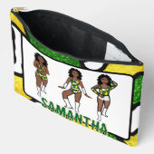 Personalized Dancer Green Yellow Camo #1 Etui (Open)