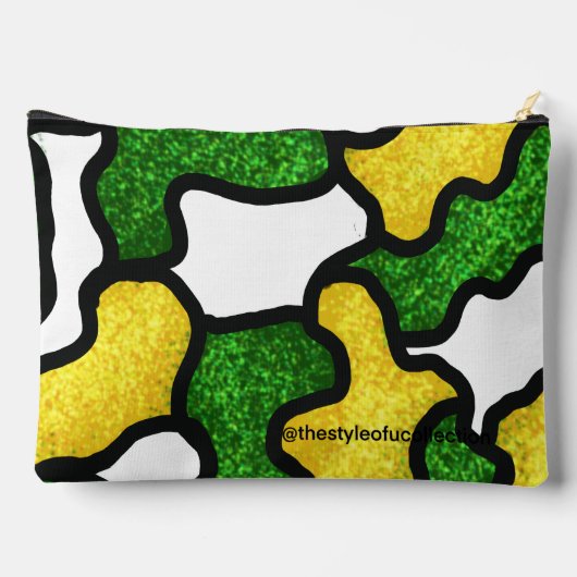 Personalized Dancer Green Yellow Camo #1 Etui (Achterkant)