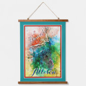 Personalized Dancer Hangend Wandkleed (Voorkant)