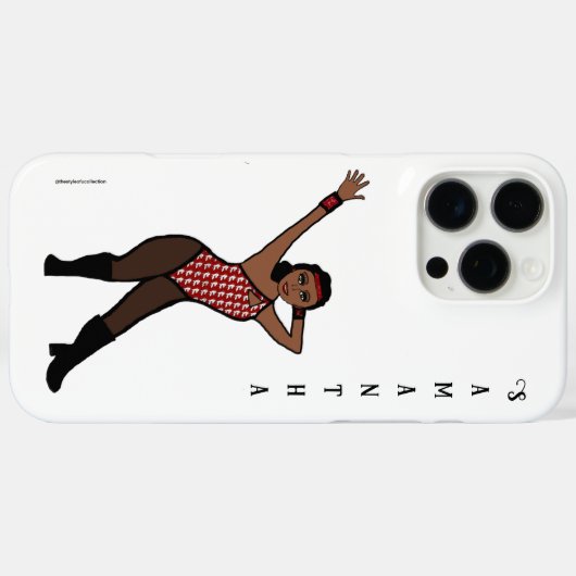 Personalized Dancer White Print # 1  Case-Mate iPhone Case (Achterkant (horizontaal))