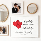 Personalized Date Together Every Day Adventure Poster