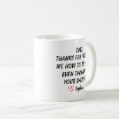 Personalized Dear Dad Mug, Fathers Day Gifts, Koffiemok (Voorkant rechts)