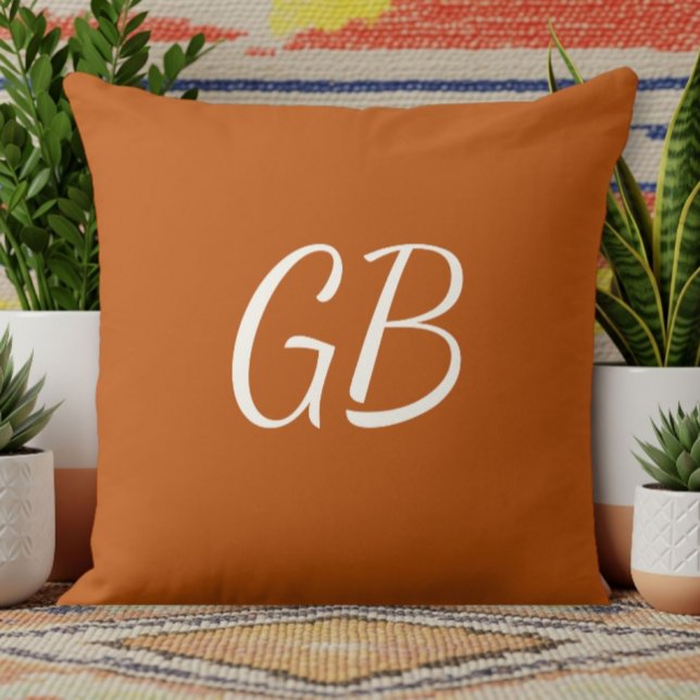Personalized Decorative Pillow with Initials Kussen (Creator heeft geüpload)